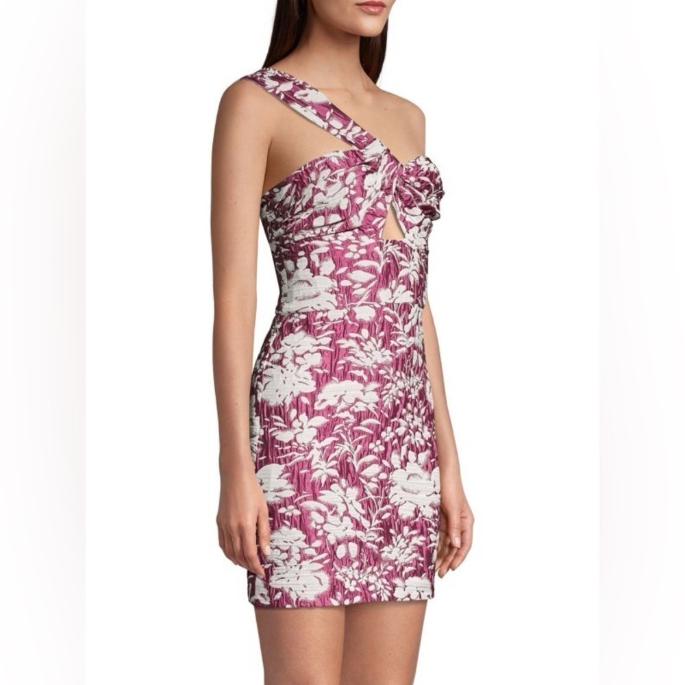 ALEXIS
Livie Asymmetric Floral Jacquard Mini Sheath Dress - Picture 7 of 7